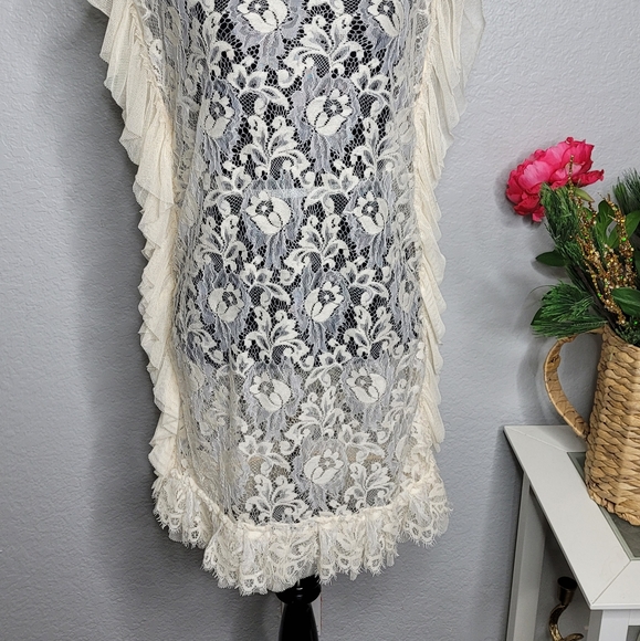 AUTENTIC Dolce & Gabbana Lace mini dress off-white - Picture 2 of 16